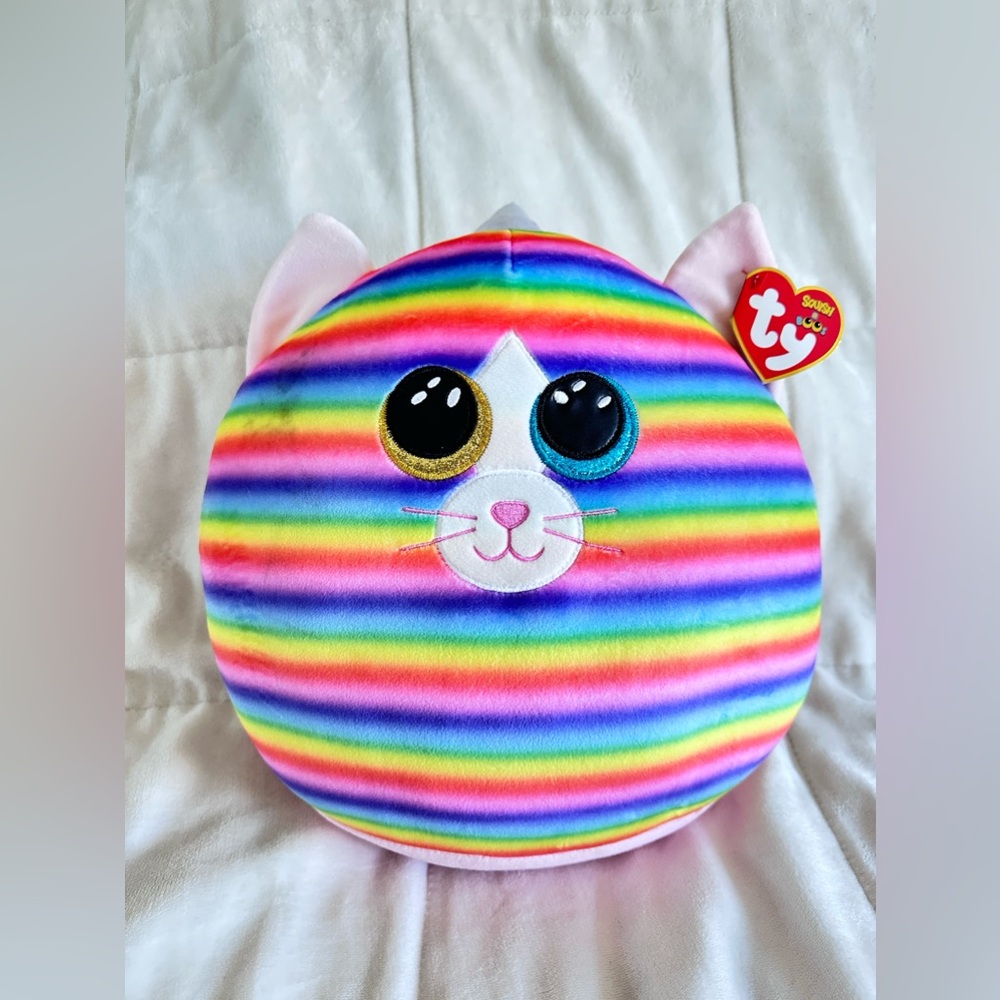🌻TY Squish-A-Boos Plush - HEATHER the UniCat